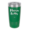 Mama Bear Paw Print - Laser Engraved Stainless Steel Drinkware - 2011 -