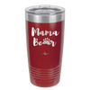 Mama Bear Paw Print - Laser Engraved Stainless Steel Drinkware - 2011 -