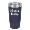 Mama Bear Paw Print - Laser Engraved Stainless Steel Drinkware - 2011 -