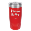 Mama Bear Paw Print - Laser Engraved Stainless Steel Drinkware - 2011 -