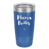 Mama Bear Paw Print - Laser Engraved Stainless Steel Drinkware - 2011 -