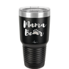 Mama Bear Paw Print - Laser Engraved Stainless Steel Drinkware - 2011 -