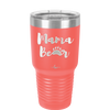 Mama Bear Paw Print - Laser Engraved Stainless Steel Drinkware - 2011 -