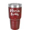 Mama Bear Paw Print - Laser Engraved Stainless Steel Drinkware - 2011 -