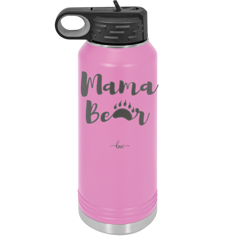 Mama Bear Paw Print - Laser Engraved Stainless Steel Drinkware - 2011 -