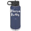 Mama Bear Paw Print - Laser Engraved Stainless Steel Drinkware - 2011 -
