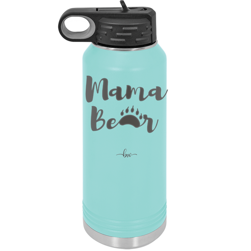 Mama Bear Paw Print - Laser Engraved Stainless Steel Drinkware - 2011 -