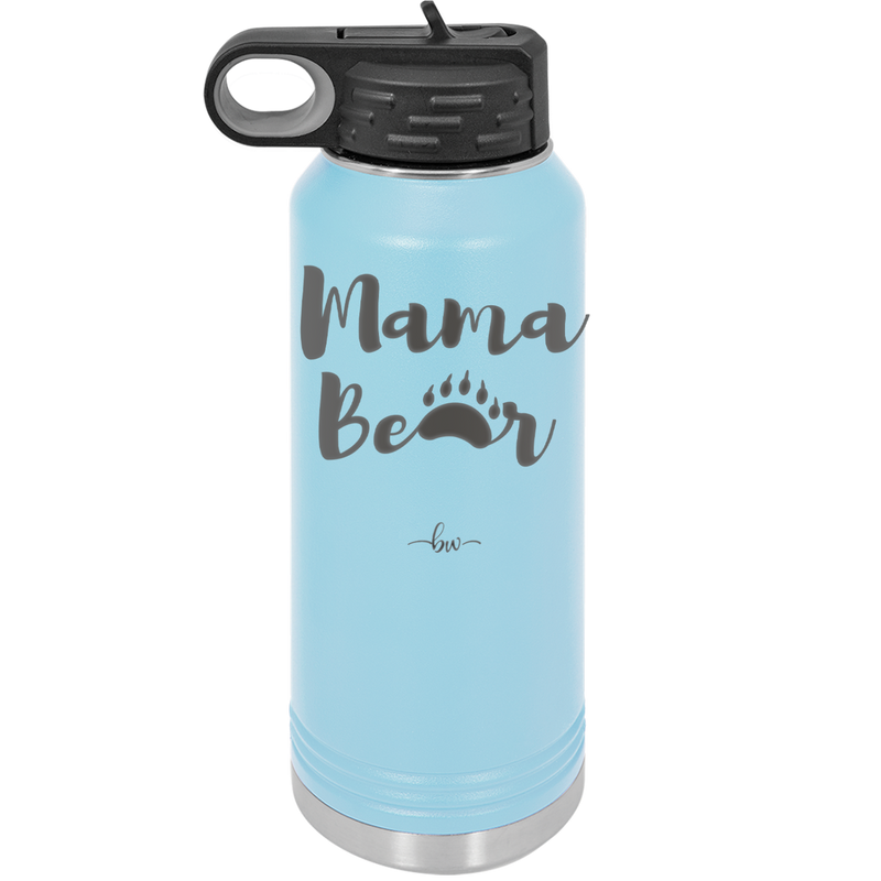 Mama Bear Paw Print - Laser Engraved Stainless Steel Drinkware - 2011 -