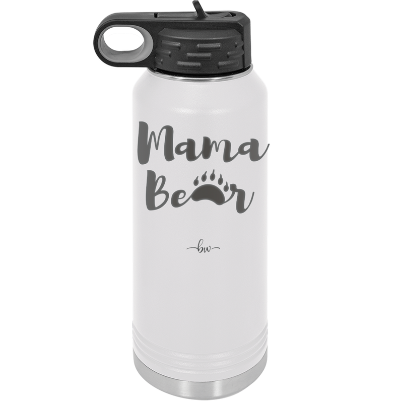 Mama Bear Paw Print - Laser Engraved Stainless Steel Drinkware - 2011 -