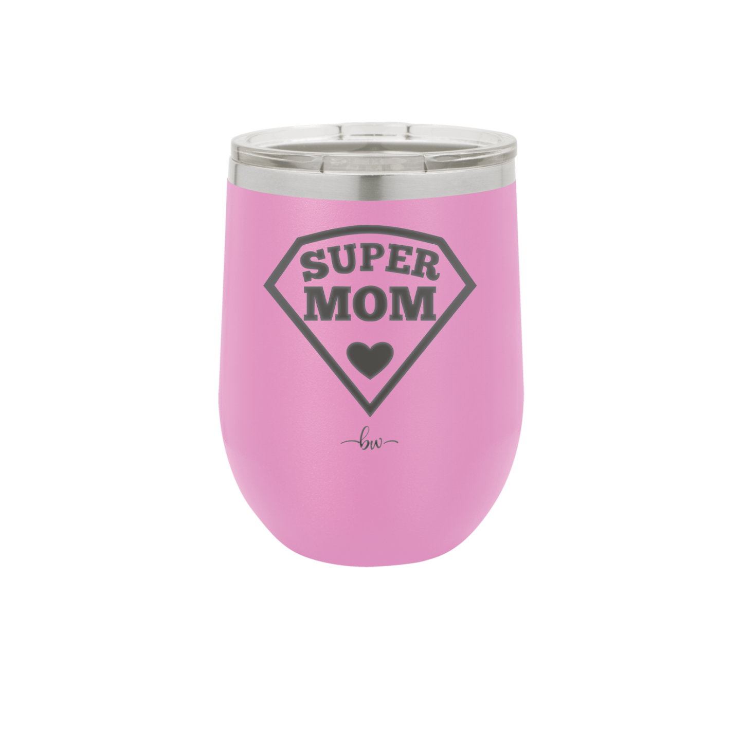 Super Mom - Laser Engraved Stainless Steel Drinkware - 2012 -