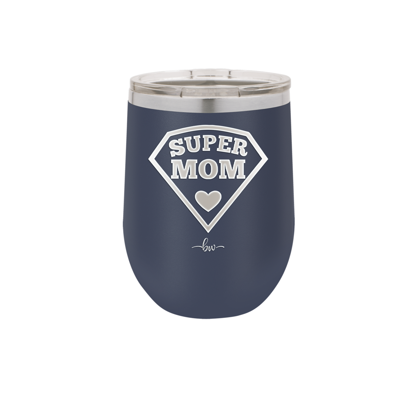 Super Mom - Laser Engraved Stainless Steel Drinkware - 2012 -