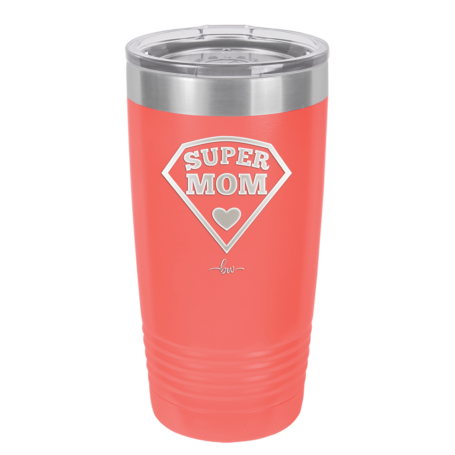 Super Mom - Laser Engraved Stainless Steel Drinkware - 2012 -