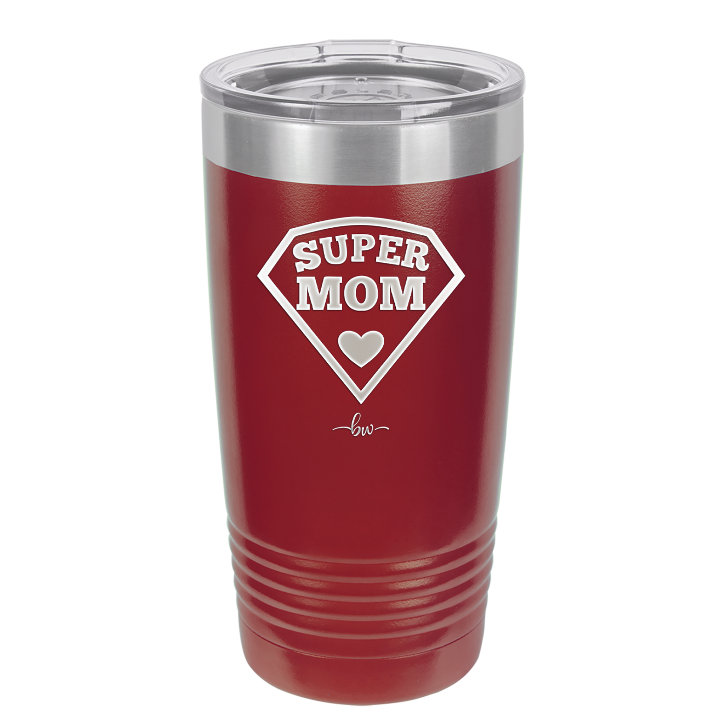 Super Mom - Laser Engraved Stainless Steel Drinkware - 2012 -