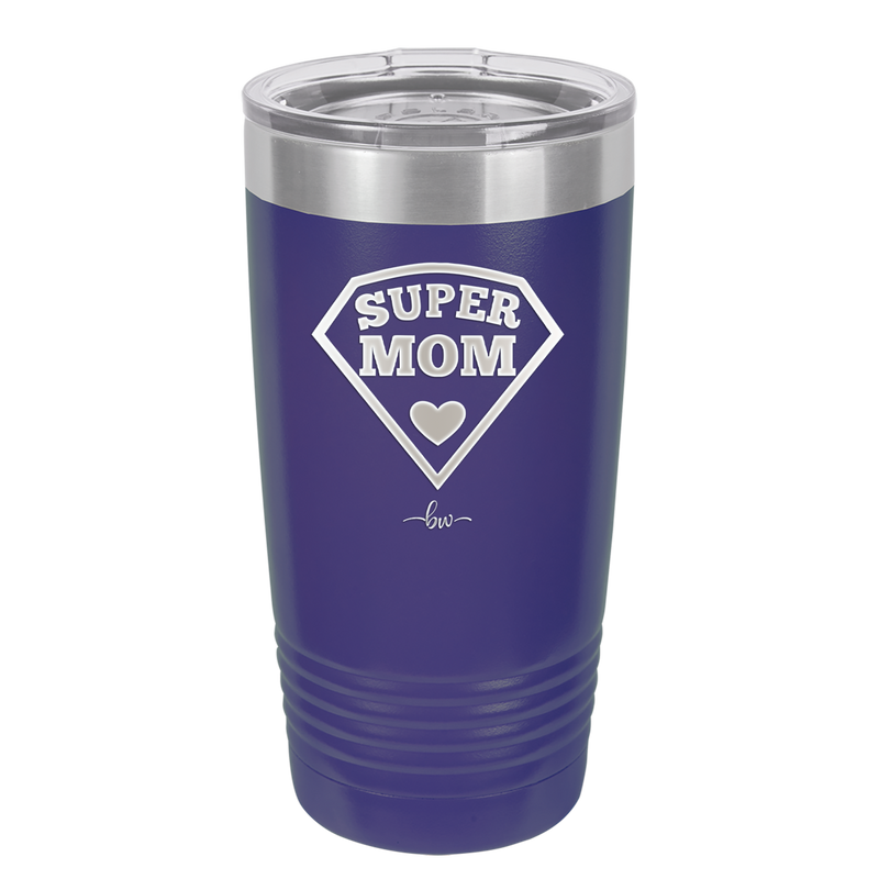Super Mom - Laser Engraved Stainless Steel Drinkware - 2012 -