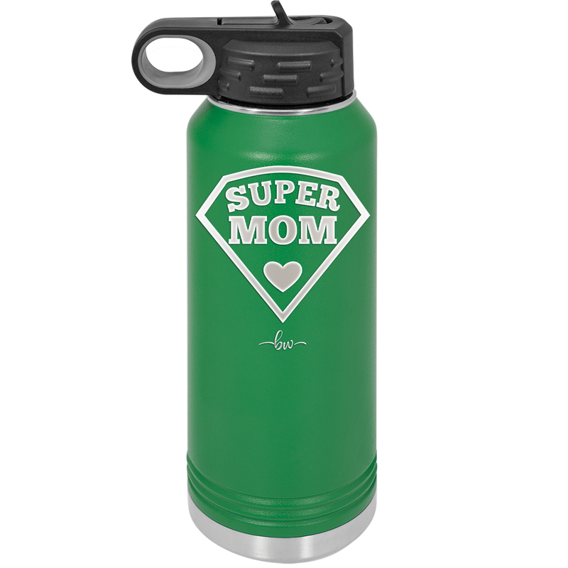Super Mom - Laser Engraved Stainless Steel Drinkware - 2012 -