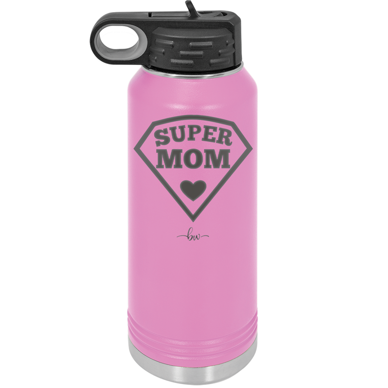 Super Mom - Laser Engraved Stainless Steel Drinkware - 2012 -