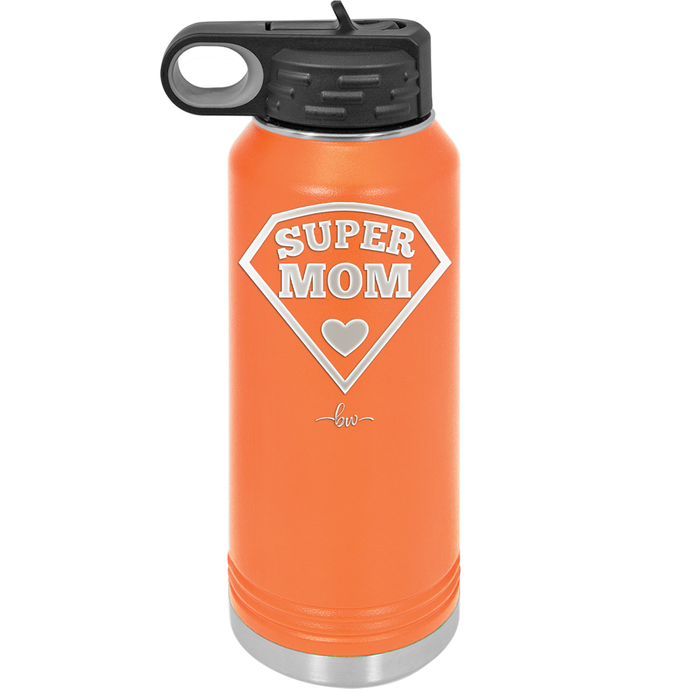 Super Mom - Laser Engraved Stainless Steel Drinkware - 2012 -