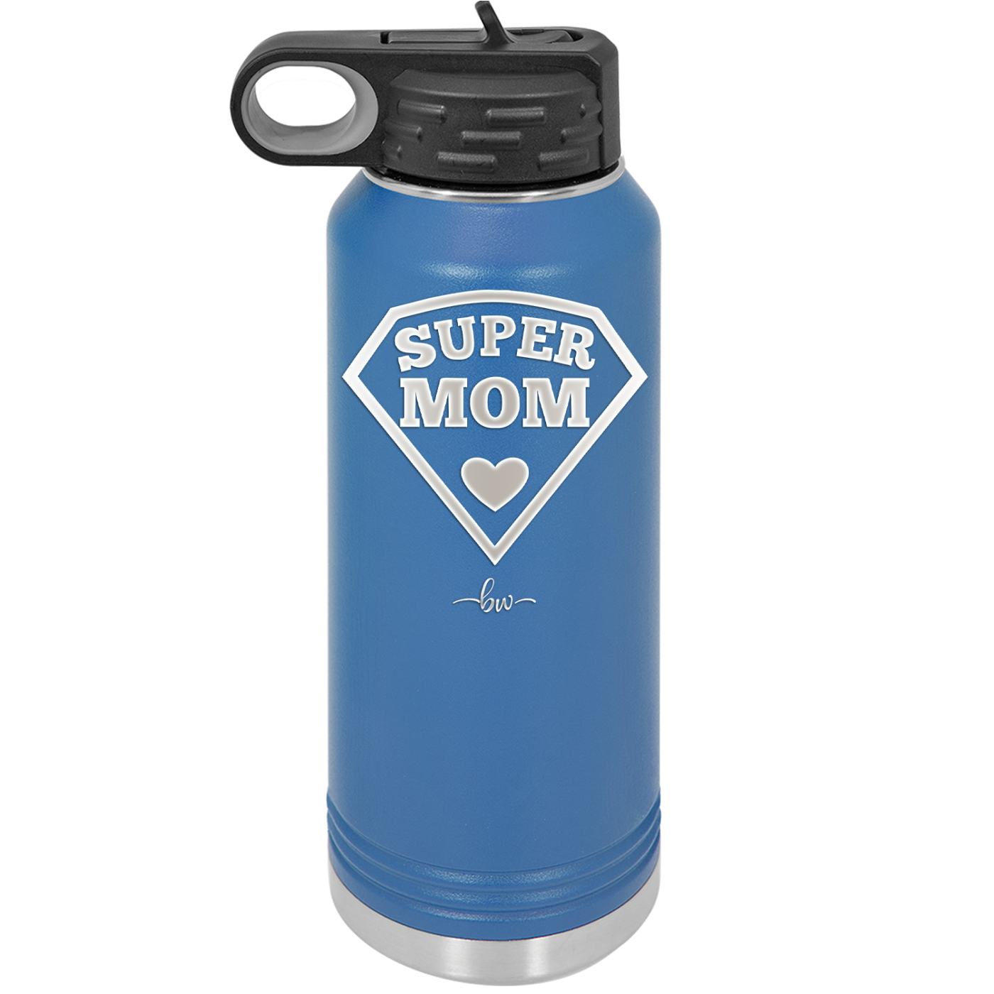 Super Mom - Laser Engraved Stainless Steel Drinkware - 2012 -