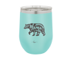 Mama Bear Leaves and Hearts - Laser Engraved Stainless Steel Drinkware - 2013 -