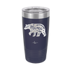 Mama Bear Leaves and Hearts - Laser Engraved Stainless Steel Drinkware - 2013 -