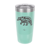 Mama Bear Leaves and Hearts - Laser Engraved Stainless Steel Drinkware - 2013 -