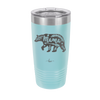 Mama Bear Leaves and Hearts - Laser Engraved Stainless Steel Drinkware - 2013 -
