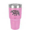 Mama Bear Leaves and Hearts - Laser Engraved Stainless Steel Drinkware - 2013 -