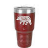 Mama Bear Leaves and Hearts - Laser Engraved Stainless Steel Drinkware - 2013 -