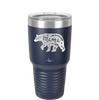 Mama Bear Leaves and Hearts - Laser Engraved Stainless Steel Drinkware - 2013 -
