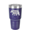 Mama Bear Leaves and Hearts - Laser Engraved Stainless Steel Drinkware - 2013 -