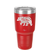 Mama Bear Leaves and Hearts - Laser Engraved Stainless Steel Drinkware - 2013 -