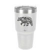 Mama Bear Leaves and Hearts - Laser Engraved Stainless Steel Drinkware - 2013 -