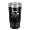 Family is the Anchor that Holds Us Through Life's Storms - Laser Engraved Stainless Steel Drinkware - 2019 -