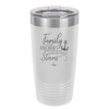 Family is the Anchor that Holds Us Through Life's Storms - Laser Engraved Stainless Steel Drinkware - 2019 -