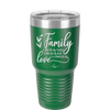 Family A Little Bit of Crazy A Little Bit of Loud and a Whole Lot of Love - Laser Engraved Stainless Steel Drinkware - 2020 -