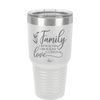 Family A Little Bit of Crazy A Little Bit of Loud and a Whole Lot of Love - Laser Engraved Stainless Steel Drinkware - 2020 -