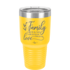 Family A Little Bit of Crazy A Little Bit of Loud and a Whole Lot of Love - Laser Engraved Stainless Steel Drinkware - 2020 -