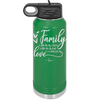 Family A Little Bit of Crazy A Little Bit of Loud and a Whole Lot of Love - Laser Engraved Stainless Steel Drinkware - 2020 -