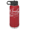 Family A Little Bit of Crazy A Little Bit of Loud and a Whole Lot of Love - Laser Engraved Stainless Steel Drinkware - 2020 -