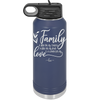 Family A Little Bit of Crazy A Little Bit of Loud and a Whole Lot of Love - Laser Engraved Stainless Steel Drinkware - 2020 -