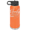 Family A Little Bit of Crazy A Little Bit of Loud and a Whole Lot of Love - Laser Engraved Stainless Steel Drinkware - 2020 -