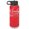 Family A Little Bit of Crazy A Little Bit of Loud and a Whole Lot of Love - Laser Engraved Stainless Steel Drinkware - 2020 -