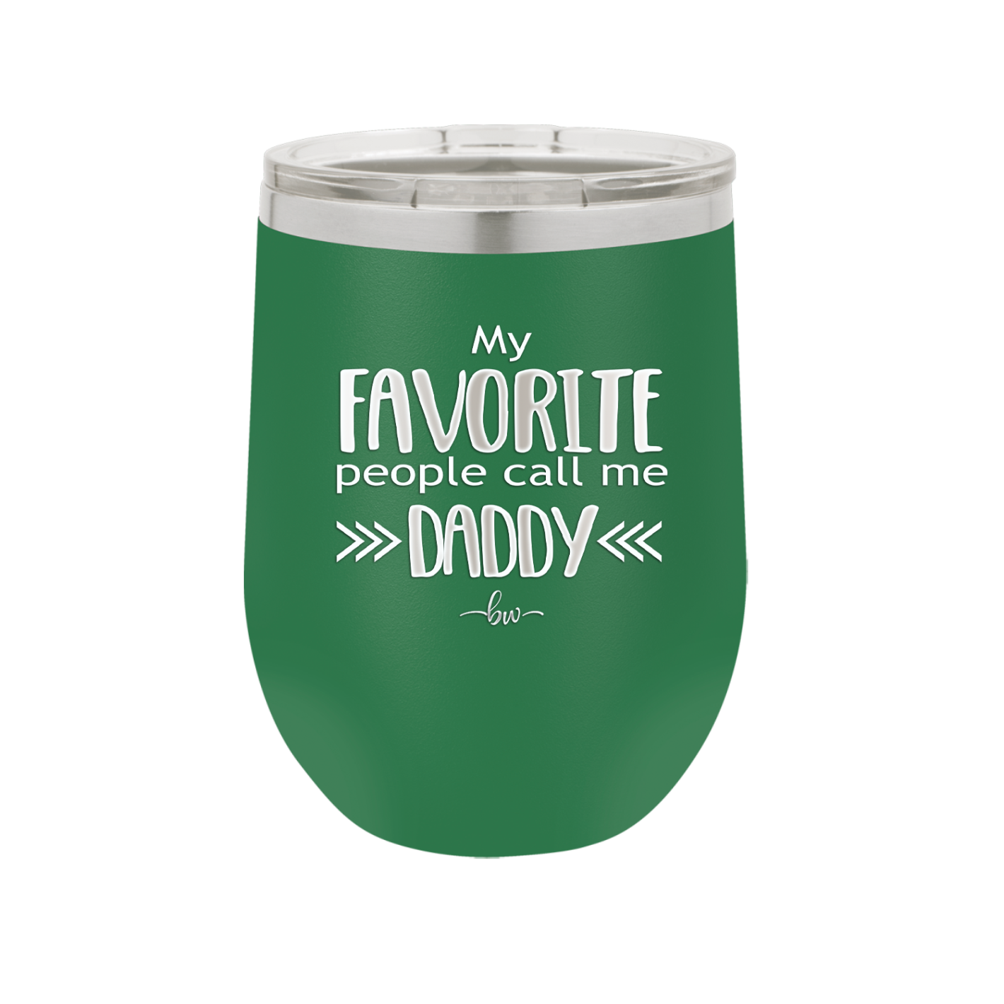 My Favorite People Call Me Daddy - Laser Engraved Stainless Steel Drinkware - 2021 -