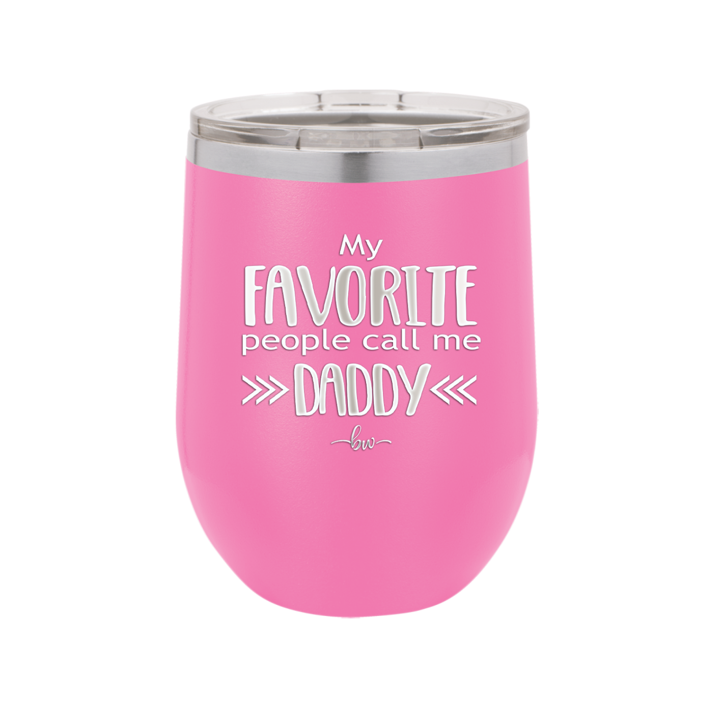 My Favorite People Call Me Daddy - Laser Engraved Stainless Steel Drinkware - 2021 -