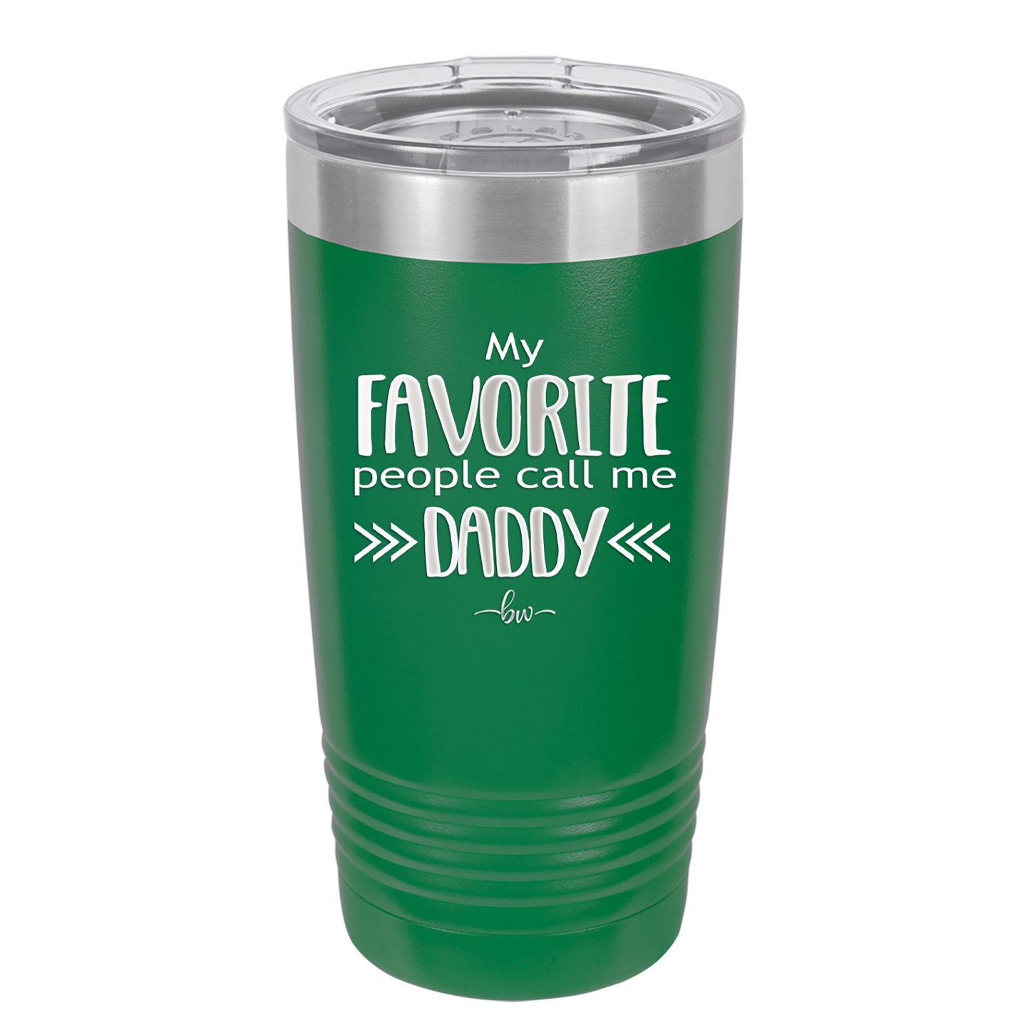 My Favorite People Call Me Daddy - Laser Engraved Stainless Steel Drinkware - 2021 -