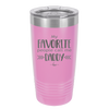 My Favorite People Call Me Daddy - Laser Engraved Stainless Steel Drinkware - 2021 -