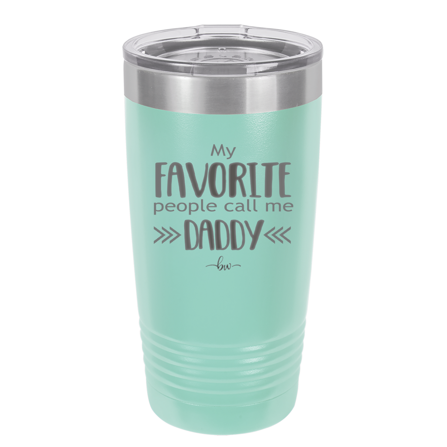 My Favorite People Call Me Daddy - Laser Engraved Stainless Steel Drinkware - 2021 -