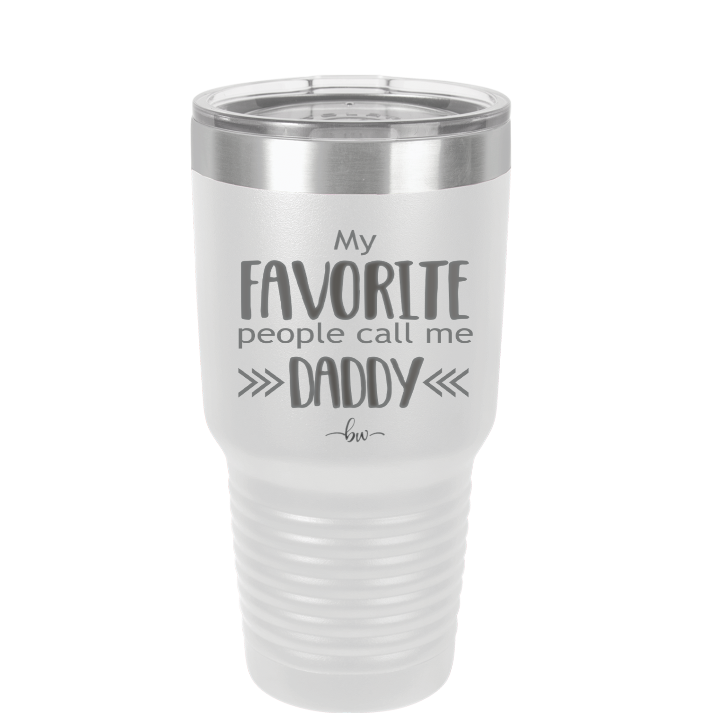 My Favorite People Call Me Daddy - Laser Engraved Stainless Steel Drinkware - 2021 -
