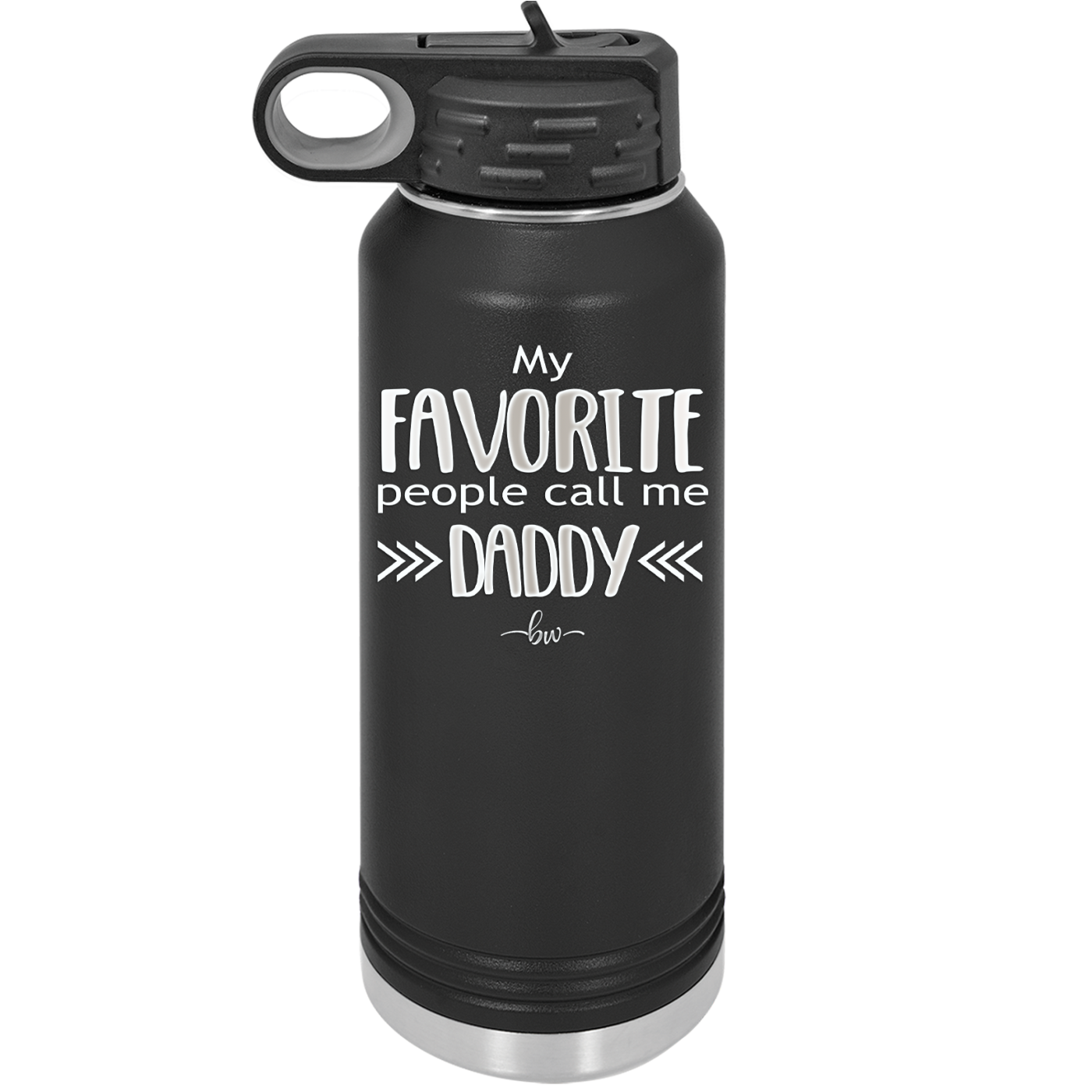 My Favorite People Call Me Daddy - Laser Engraved Stainless Steel Drinkware - 2021 -