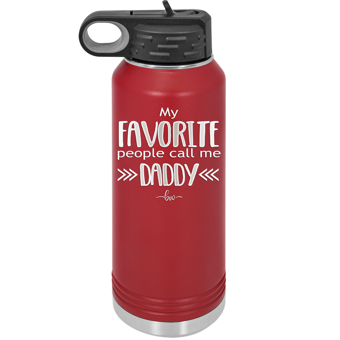 My Favorite People Call Me Daddy - Laser Engraved Stainless Steel Drinkware - 2021 -